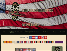 Tablet Screenshot of dogs4warriors.org